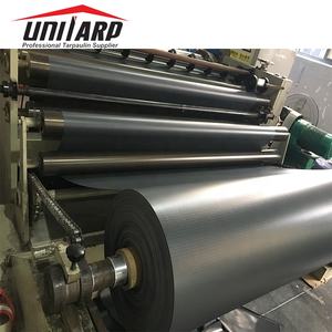 Lonas Recubiertas de PVC Negras de 610g, <span class=keywords><strong>Lona</strong></span> de PVC de 18oz, Tela Recubierta de Vinilo para Cubierta de Remolque de Camión - Product Image 1