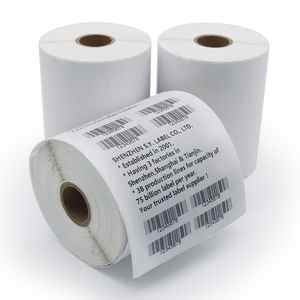 Tùy Chỉnh 4*6 Trự<span class=keywords><strong>c</strong></span> Tiếp Nhiệt Nhãn Đóng Gói 4X6 Tự Dính Mã Vạch Vận Chuyển Stickers CuộN Máy In Nhãn - Product Image 5