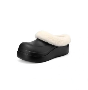 Nouvelles bottes à enfiler pour femmes en EVA à semelle épaisse, doublées de polaire, pour l'automne-hiver. Chaussons en polaire doux, parfaits pour la tenue à la maison - Product Image 1