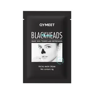 QYMEET маска для удаления черных голов, черная маска для лица, лечение акне, увлажняющая глубокая Очищающая маска для лица