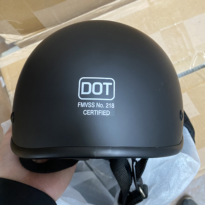 在庫なしキノコDOTチョッパーバイクスタイルオートバイヘルメット