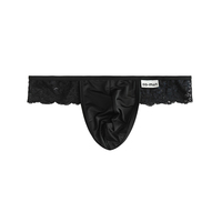 Culotte string sexy transparente pour homme, taille basse, en dentelle, design mode de haute qualité, personnalisable OEM/ODM, sous-vêtement doux et respirant