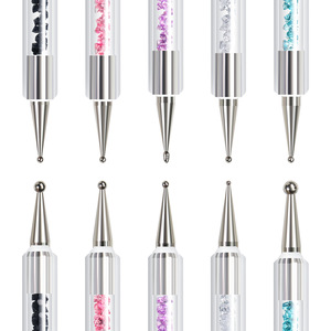 5pcs Nail Dotting Pen pour UV Gel Peinture Dessin Double Extrémité Nail Brush Point Outil pour Saloon DIY Manucure Kit Pas Cher En Gros - Product Image 3