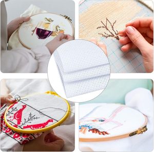 Tela <span class=keywords><strong>de</strong></span> <span class=keywords><strong>punto</strong></span> <span class=keywords><strong>de</strong></span> <span class=keywords><strong>cruz</strong></span> blanca clásica para manualidades bordadas 78201-78203 11/14/18 cuentas artesanías <span class=keywords><strong>de</strong></span> costura hechas a mano DIY - Product Image 5