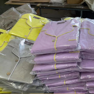 <span class=keywords><strong>Pigiama</strong></span> da <span class=keywords><strong>Donna</strong></span> 100% Lino Biologico Classico Tinta Unita <span class=keywords><strong>Taglie</strong></span> <span class=keywords><strong>Forti</strong></span> per l'Inverno PJS Oversize Stile Francese - Product Image 1