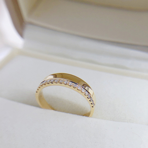 直销质量保证新产品提供周年浪漫情侣订婚结婚戒指 - Product Image 2