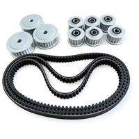Courroie de distribution HTD 5M en caoutchouc néoprène, courroie synchrone dentée de 15 mm/20 mm de largeur pour moteur servo, machine CNC, fibre de verre OEM