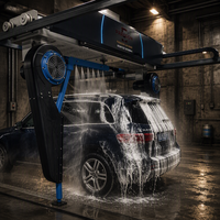 Lave-auto sans contact commercial, machine de lavage automatique pour voitures et motos