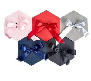 Hexagon Meteor Foam Ball Surprise Lipstick Box Hand Gift Box Empty Stuffing Gift Box