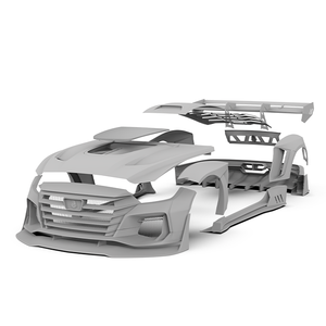 Kit de Carrocería de Fibra de Carbono Mejorado para Ford Mustang, Parachoques Delanteros y Traseros, Pasos de Rueda, Paneles Difusores, CAPÓ - Product Image 6