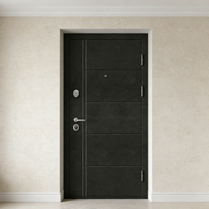 Porta d'Ingresso in Acciaio dal Design Semplice, Isolata e Antifurto, Ideale per la Sicurezza Domestica in Russia - Product Image 4