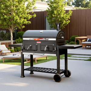 Chariot multifonction pour l'extérieur, Grill au charbon de bois, avec rôtissoire, haute qualité SS304 - Product Image 2