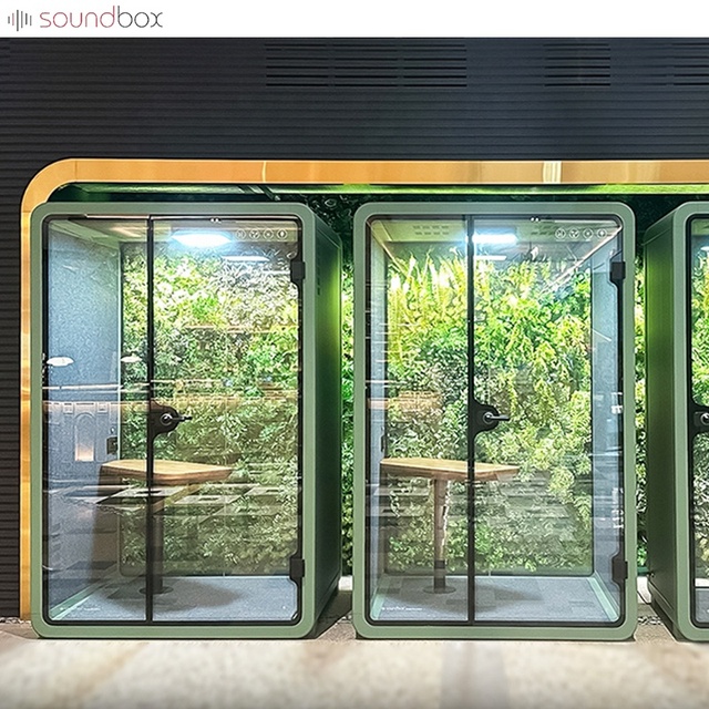 Quiet Soundbox Phone Booth for Office Building Park Supermarket and Bedroom Communicate in Comfortable Cabin for Sale