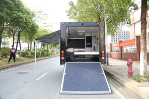 Kinlife 14.6ft Offroad Toy Hauler Caravan avec Garage Espace Cuisine <span class=keywords><strong>Douche</strong></span> <span class=keywords><strong>Solaire</strong></span> AC - Product Image 3
