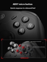 Gamesir Cyclone 2 Windrunner Gamepad, Control de Juego Inalámbrico Tri-Modo BT con Sensor Hall Lineal para PC, Android, iOS, Switch, Steam