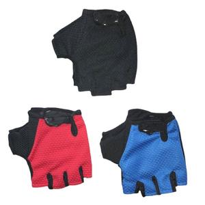 Guantes de Ciclismo de Medio Dedo F, Negros, Rojos y Azules, Unisex, para Adultos, Entrega Rápida - Product Image 5