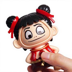 Nezha Figurine d'action enfant démon à changement de visage, <span class=keywords><strong>jouet</strong></span> en plastique à presser et à éjecter, pendentif, décoration marine, amusant et anti-stress - Product Image 1