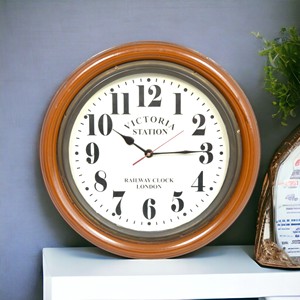 High Quality Modern Simple Minimalist Plastic <b>Wall</b> <b>Clock</b> Single Face Wood Home Decor Art Design <b>Wall</b> Decoration - Product Image 6
