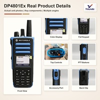 Radio portable Motorola DP4801Ex DMR VHF ou UHF, 1000 canaux, GPS, audio intelligent, clavier complet, IP67, pour projets industriels