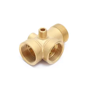 china sanitary Brass 5 Way Connector Water Pump Valve Pex Tubing and Fittings male female threaded pipe fitting