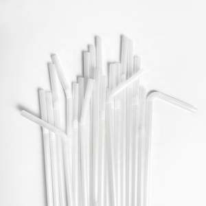 Pailles courtes pliables en papier couleur Bubble Tea pour pailles en plastique transparentes colorées personnalisées - Product Image 5