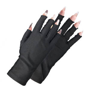 أزياء احترافية مريحة للتنفس مضادة للأشعة فوق البنفسجية Upf50 + قفازات حماية للأشعة فوق البنفسجية بدون أصابع للأظافر جل الأظافر - Product Image 1