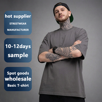 Fabricants de vêtements de haute qualité, logo personnalisé, streetwear, t-shirts en coton surdimensionnés pour hommes, t-shirt uni pour hommes, t-shirts pour hommes