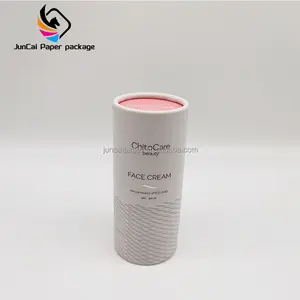 Eco Friendly Essential Oil Bottle Packaging Biodegradable Cardboard Tube Cylinder Round Paper Boxes For Perfume Packaging