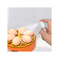 Sistema de ciclo térmico uniforme, incubadora de huevos de panel Digital inteligente, alta tasa de eclosión, para pavo, ganso blanco, de acero