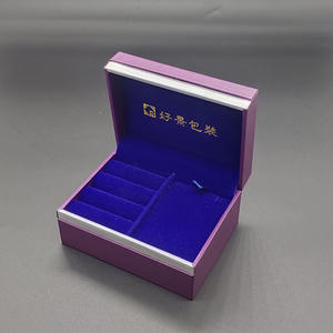 Embalaje de joyería de plástico impreso con logotipo personalizado al por mayor de lujo con caja de bisagras para relojes de joyería - Product Image 5