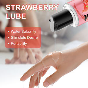 Lubricante a Base de Agua, <span class=keywords><strong>Gel</strong></span> Ultra Suave, Lubricante Personal Antiderrames para Parejas - <span class=keywords><strong>Sabor</strong></span> Fresa - 200ml - Product Image 3