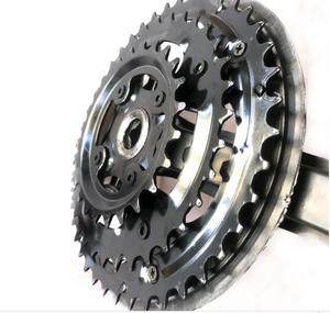 24/34/42T bici strada ruota e manovella in acciaio al carbonio manovella ruota libera per la montagna - Product Image 3