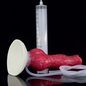 Vibratore a Forma di Pene di Lupo per Masturbazione Maschile e Femminile con Spruzzo d'Acqua HS-5028ZS per Adulti - Product Image 1