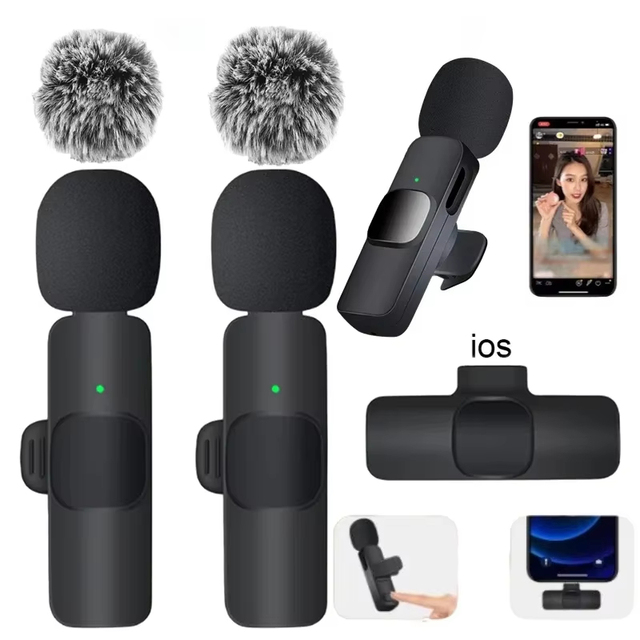 New Wireless Mini Laptop Lavalier Microphone for Audio Video Recording for Live Gaming Musical Instrument Accessories