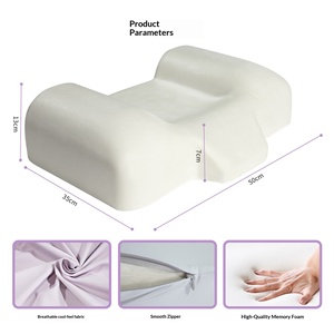 Nouvel Oreiller en Mousse à Mémoire de Forme à Rebond Lent, Respirant, Forme Papillon, Style Minimaliste, Soutien Robuste <span class=keywords><strong>pour</strong></span> Dormeurs sur le Dos et sur le Côté - Product Image 3