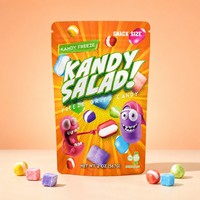 Sachets refermables personnalisés imprimés 3,5 paquets 4x5 pour bonbons gélifiés comestibles, anti-odeur, en PE et Mylar