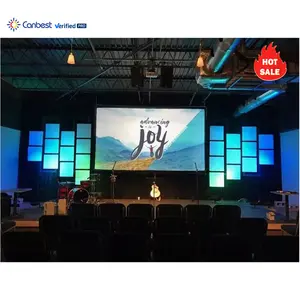 Canbest FIW Series Pantalla P 2.5mm 2P Indoor Giant Stock Led Screen For Interior Tela Church