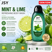 Gel Douche Rafraîchissant et Hydratant Menthe Citron Vert 400ml – Nettoyage Doux, Parfum Longue Durée – Marque Privée OEM ODM