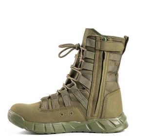 Botas Ligeras para Selva y Bosque TSB01 Color Verde Oliva con Cierre Lateral, Venta al Por Mayor - Product Image 1