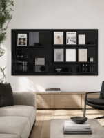 Étagère murale suspendue en métal moderne, idéale pour la décoration des salons et des entrées