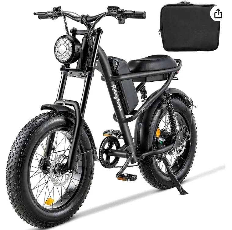 48V 15.6AH 1500W E bike Ridingtimes Z8 20 pulgadas bicicleta eléctrica fatbike