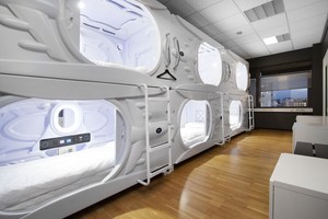 Cápsula Inteligente KSL para Dormir, Mueble Comercial para Aeropuertos, Cápsula de Dormir ABS Todo en Uno, Cama Tipo <span class=keywords><strong>Loft</strong></span> - Product Image 5