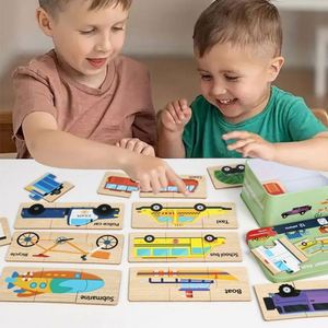 Puzzle d'alphabet animalier en 2 parties pour débutants, grandes pièces, puzzles pour tout-petits, puzzles pour enfants - Product Image 2