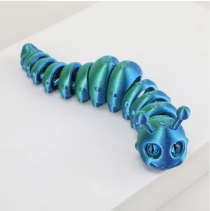3D打印PLA毛毛虫玩具 可爱卡通设计 全身可活动关节 模型M29 - Product Image 6