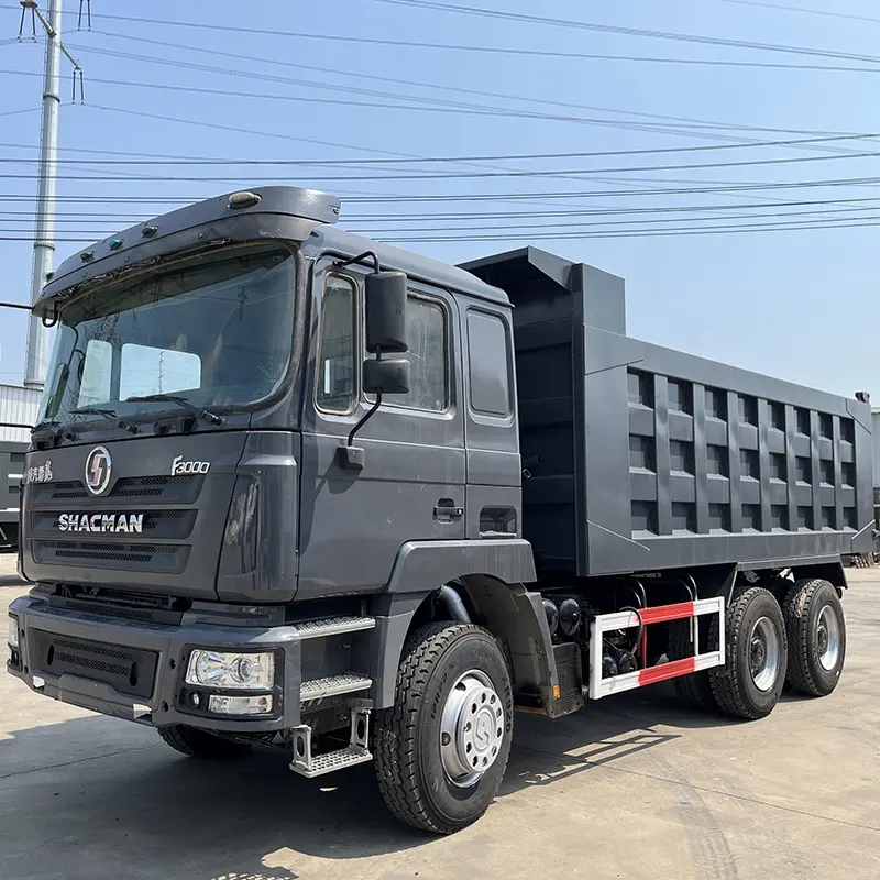 Shacman Brand Second Hand good condition Tipper Truck 380 horsepower 6x4 10 tires dump truck for sale