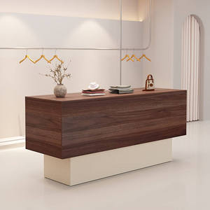 Modern Front <b>Reception</b> Desk Office Furniture <b>Reception</b> <b>Counter</b> Table For Beauty Salon & Commercial Office - Product Image 5