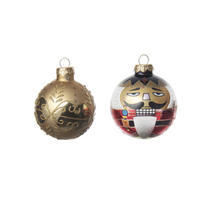 Ornements de maison en verre mignon arbre de Noël festif ornements suspendus <span class=keywords><strong>petit</strong></span> ours bonhommes de neige pendentif décoration de vacances - Product Image 6