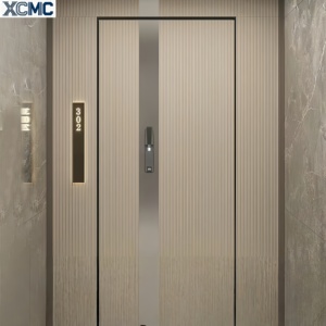 Porte en aluminium coulé de style minimaliste moderne, porte d'entrée en alliage d'aluminium avec fonction d'isolation thermique. - Product Image 3