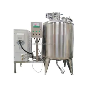 Réservoir de refroidissement de lait vertical de haute qualité équipement agricole de journal réservoir de refroidisseur d'eau de noix de coco en acier inoxydable 500L pour une utilisation dans une ferme laitière