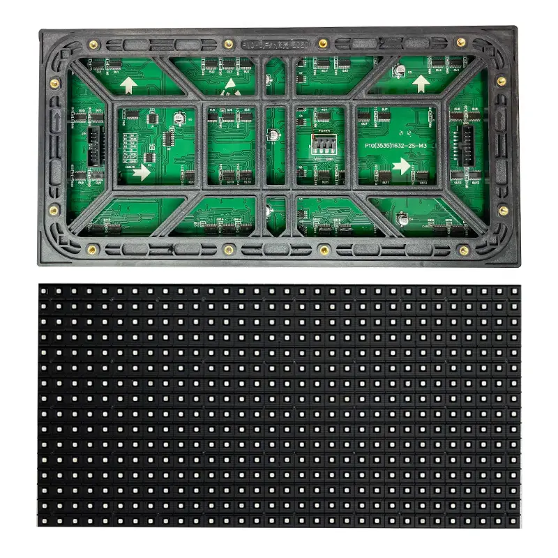 Outdoor impermeável alto brilho 1/2s P10 LED Display Module